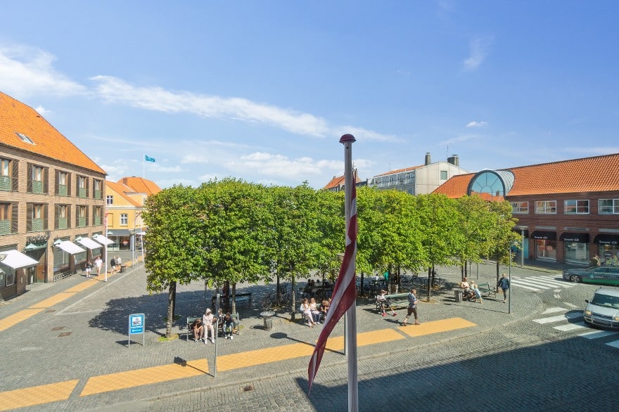 Udsigt til Rønne Torv